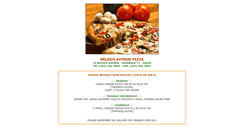 Desktop Screenshot of beldenavenuepizza.com